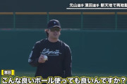 【悲報】東京ヤクルト、とんでもない粗悪ボールで練習している可能性が浮上