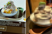 女子「このかき氷、見映え凄いし美味しそう！注文してみる！」 → ヤバすぎる物が出てきてブチギレｗｗｗｗｗ