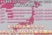 【速報】AKB 全国ツアー2025 ローチケも落選祭りw w w w w w w w w w w w w w w w w w
