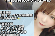 【悲痛】女性演者さん「来店演者として活動してますが、来月はまだ2件しか決まっておらずスケジュールに空きがありますので店舗様や代理店様からのお問い合わせお待ちしております！」