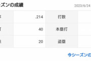 【悲報】中日ドラゴンズ石川昂弥(22)の今シーズンの成績WWW