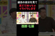 過去の自分を見て、イライラするあの頃よりも成長した西野七瀬 #乃木坂46 #乃木坂工事中 #名言 #名場面