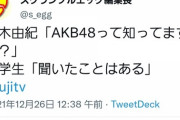 【悲報】AKB48は今の小学生に知られていなかった…