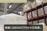 【悲報】アベノマスク、廃棄に6000万円近くかかる見通し