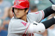大谷.287(268-77)15本43点9盗塁