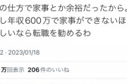 【画像】女さん「年収600万程度の低年収男と結婚するなら、家事も全部男にやらせるわ」