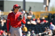 大谷翔平「投」でも復活　1回2/3で5奪三振 最速161km/h（2四球3安打1失点）