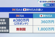 【画像】新NISAの元ネタとなった「英国ISA」が凄すぎる‥‥限度額も無制限だと！？岸田ぁ…😭😢😨😰