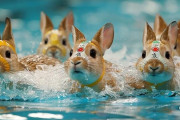 AIに開催させた動物オリンピックが話題　日本代表はウサギちゃんに