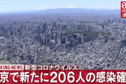 【8/13】東京都で新たに206人の感染確認　2日連続で200人超える　新型コロナウイルス