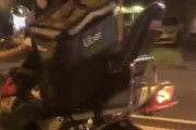 【動画】暴走族のウーバーイーツ配達員、現れるwwwwwwwwwwwwww