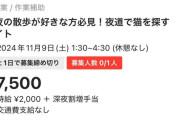 【朗報】ホワイト案件！猫を探して印をつけるだけで時給2000円！←これｗｗｗｗｗｗ