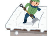 【青森】雪下ろしをしてたおじいさん、命綱で宙吊りになってしまい冷えて死亡