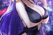 【FGO】BBドバイちゃんイラスト！！　シャンパンが似合いますね！！
