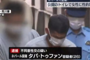 【東京】ネパール人が飲食店から出てきた女性を肩にかついでトイレに連れ込み性的暴行