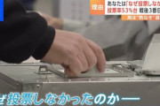 【危機感】「投票率がこんな低いなら、中国人が1000万人ぐらい移住してきたら簡単に乗っ取れるな」
