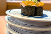 回転寿司で100皿食える？？？