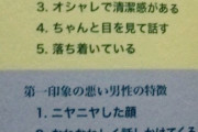 第一印象の良い人と悪い人の特徴がこちらｗｗｗｗｗｗｗｗｗｗｗ