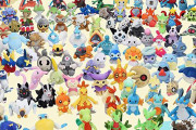 山手線のポケモン広告が凄い　中吊りにポケモンFitぬいぐるみがついててインパクト抜群