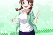 【虹ヶ咲】練習中のゆさゆさしてるエマさんをチラ見してそうなキャラ【ラブライブ！】