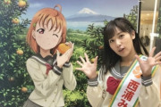 ラブライブの例のポスター、クレームが多数きて一時的に撤去された模様(´・ω・｀)ｶﾅｼｽ