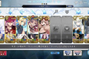 【FGO】最近はこんな風にサポート置いてるんだけどお前らなら切る？【FateGO】