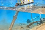 【動画】浚渫船のミニチュアモデルが浚渫を実演するビデオが楽しい。