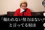 【悲報】　カズレーザーさん「報われない努力はないとか言ってる奴はめんどくさい」