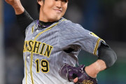 阪神・藤浪　５回５安打２失点　暴投で同点