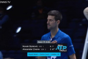 ジョコビッチがズベレフに勝利しツアーファイナルズ準決勝進出！！2位通過！