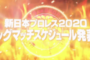 新日本プロレス 2020年上半期のスケジュール発表 『G1』は秋開催