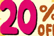 今日東上線でぼくに20％オフの値引きシール付けたのだれ？
