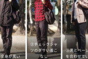 【画像】スタイリスト「オタクがやりがちなダサいファッションがこちら」