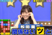 欅坂46松田里奈、珍解答でスタジオの爆笑をかっさらうｗｗｗｗ【くりぃむクイズ ミラクル9】