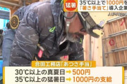 「暑さ手当て」導入企業が増加　35℃以上で1000円支給　建設現場に製氷機やAI現場監督