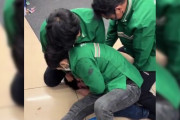 【動画】万引きトー横キッズ、抵抗むなしく外国人店員に制圧されるｗｗｗｗ