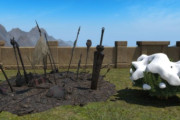 【FF14】「FATEのUBW出来そう」パッチ7.4で実装の武器が地面に刺さっている新庭具が話題に