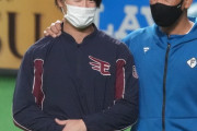 西川遥輝が移籍後初めて札幌ドームに凱旋　稲葉GMと会話する場面も