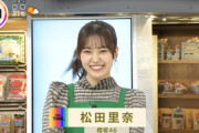 【櫻坂46】安住アナ「松田里奈さん、まつりさんです」【THE TIME,】