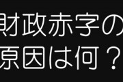 【政治】「財政赤字の原因は？」→経済学者「社会保障費」　国民「政治の無駄遣い」