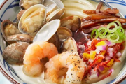【画像】丸亀製麺の「海鮮旨塩うどん」、めちゃくちゃ美味そうWWWWWWWWWWWWWWW