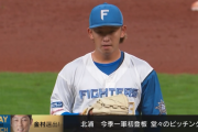 【朗報】北浦竜次、今季1軍初登板で堂々2回無失点ピッチング