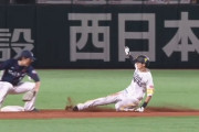 周東佑京 今季44盗塁目！8戦連続盗塁で球団記録にWリーチ