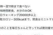 女さん「これをすれば絶対に痩せる」