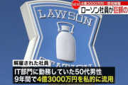ローソン社員、4億3000万円流用で懲戒解雇「飲食代として使った」と説明