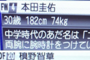 【悲報】海外メディアが日本人選手につけた変なあだ名ｗｗｗｗｗ