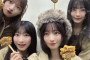 【≠ME】河口夏音・永田詩央里・櫻井もも・冨田菜々風、広島リリイベで揚げもみじを堪能🍁