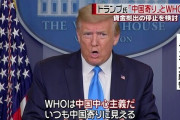 漢トランプ、WHOへの資金提供停止へ