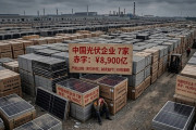 【速報】中国太陽光パネル7社、供給過剰で最大8900億円の赤字「在庫を処分しようと売れば売るほど相場が下がり赤字が膨らむ」