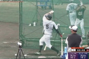 ロッテ安田フリー打撃で柵越え12発、藤原は3発
